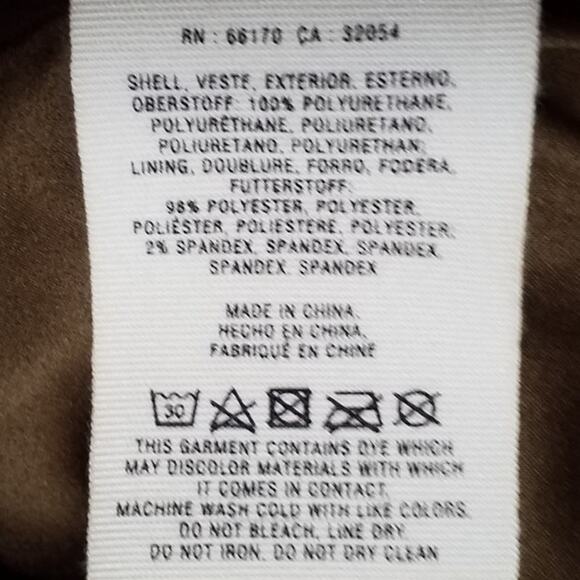 Pilcro and the Letterpress Anthropologie Womens 30 Quilted Vegan Leather Shorts - Picture 6 of 11